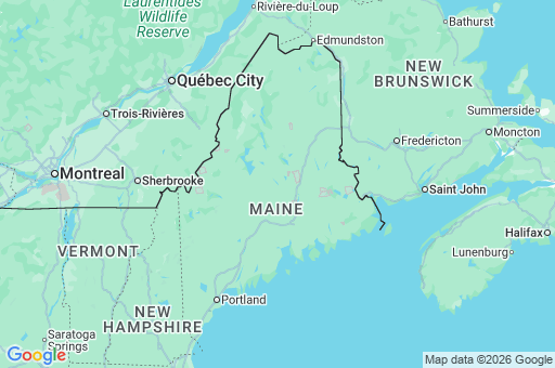Map of Piscataquis County