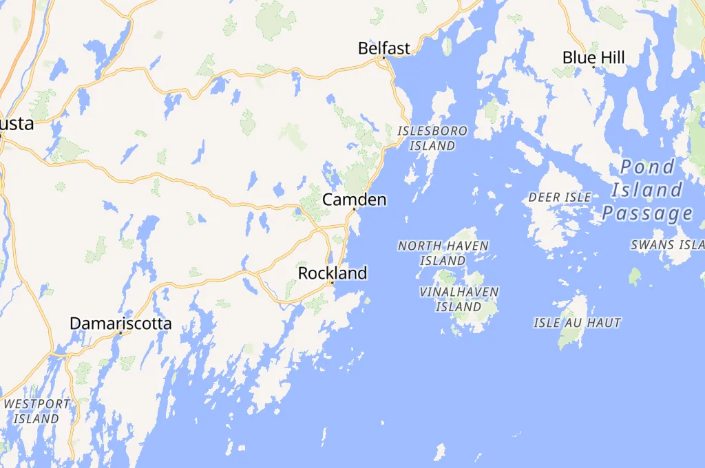 Rockport Harbor Area Map Rockport Harbor Area Map