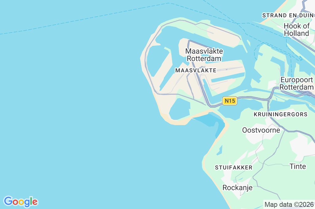 Maasvlaktestrand Area Map