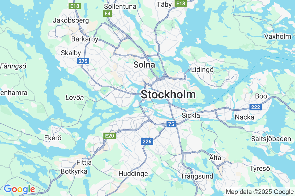 SATS DN-skrapan Area Map SATS DN-skrapan Area Map