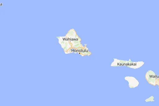 Map of Honolulu