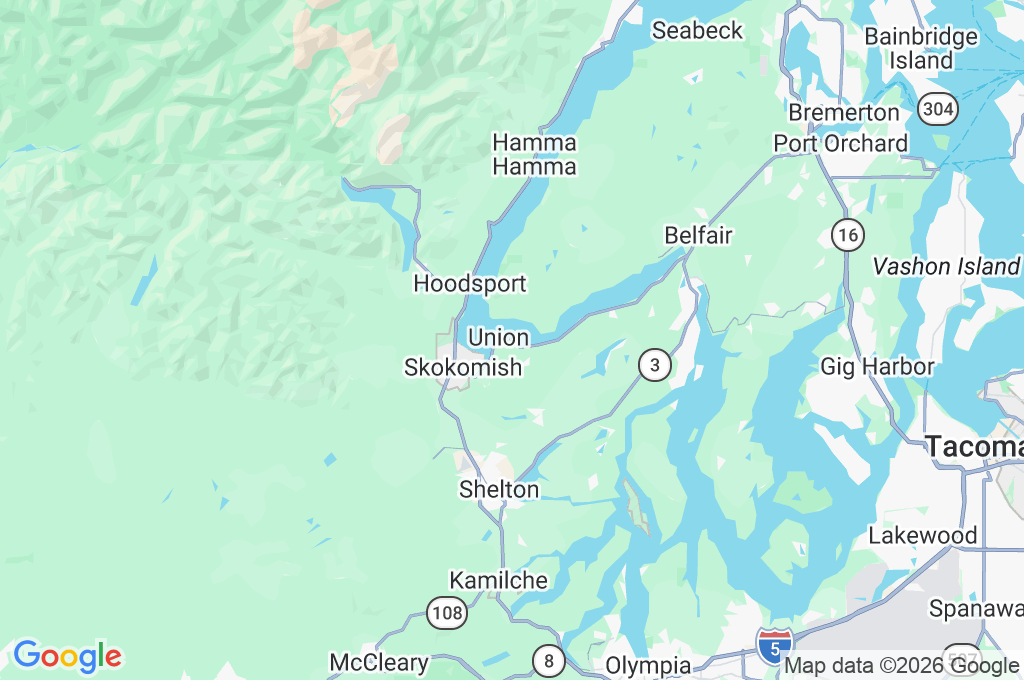 Union Area Map Union Area Map