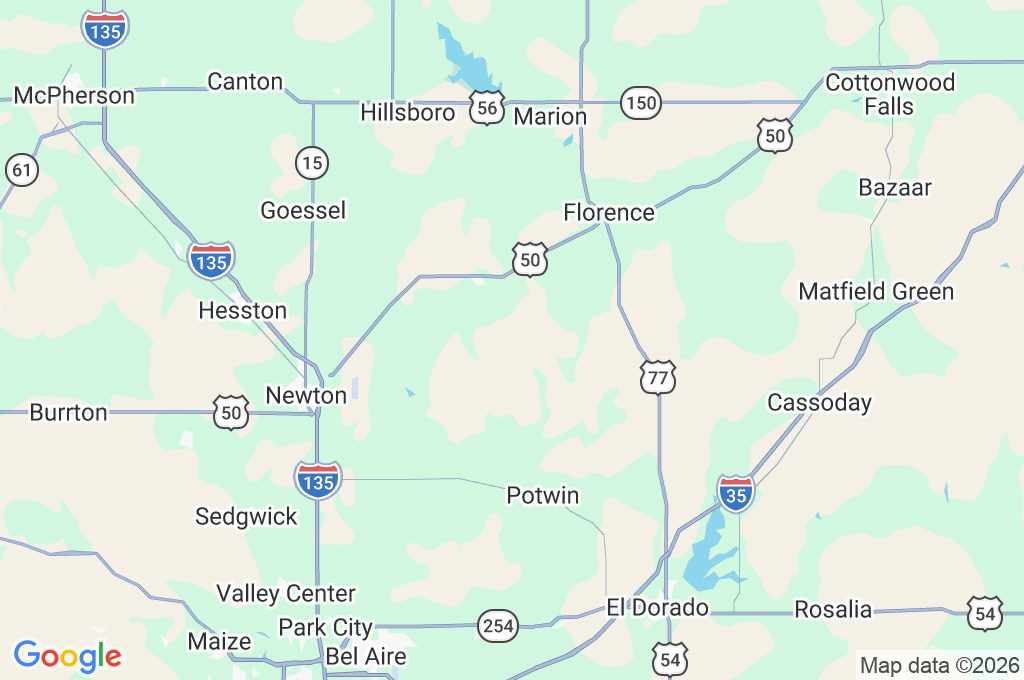 Peabody Area Map