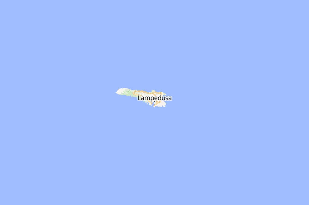 Lampedusa Area Map