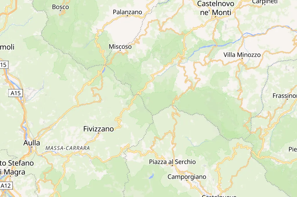 Cerreto Laghi Area Map Cerreto Laghi Area Map