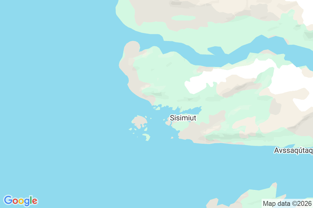 Sisimiut Airport Area Map Sisimiut Airport Area Map