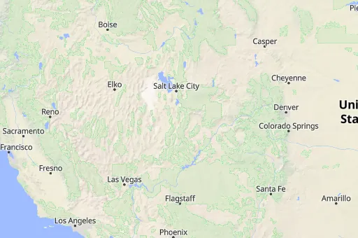 Map of Utah