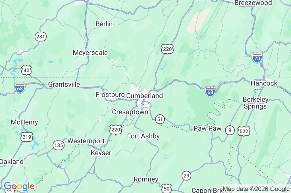 Cumberland Station Area Map Cumberland Station Area Map