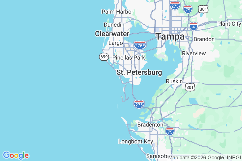St. Pete Beach Area Map St. Pete Beach Area Map