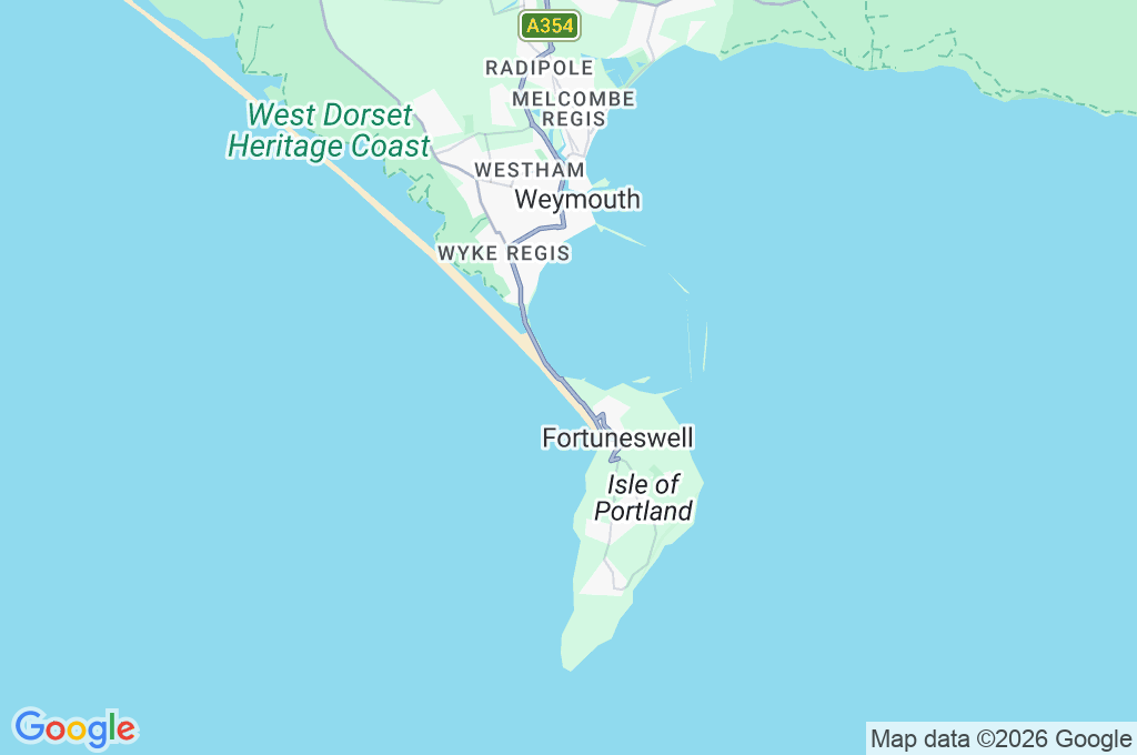 Portland Harbour Area Map