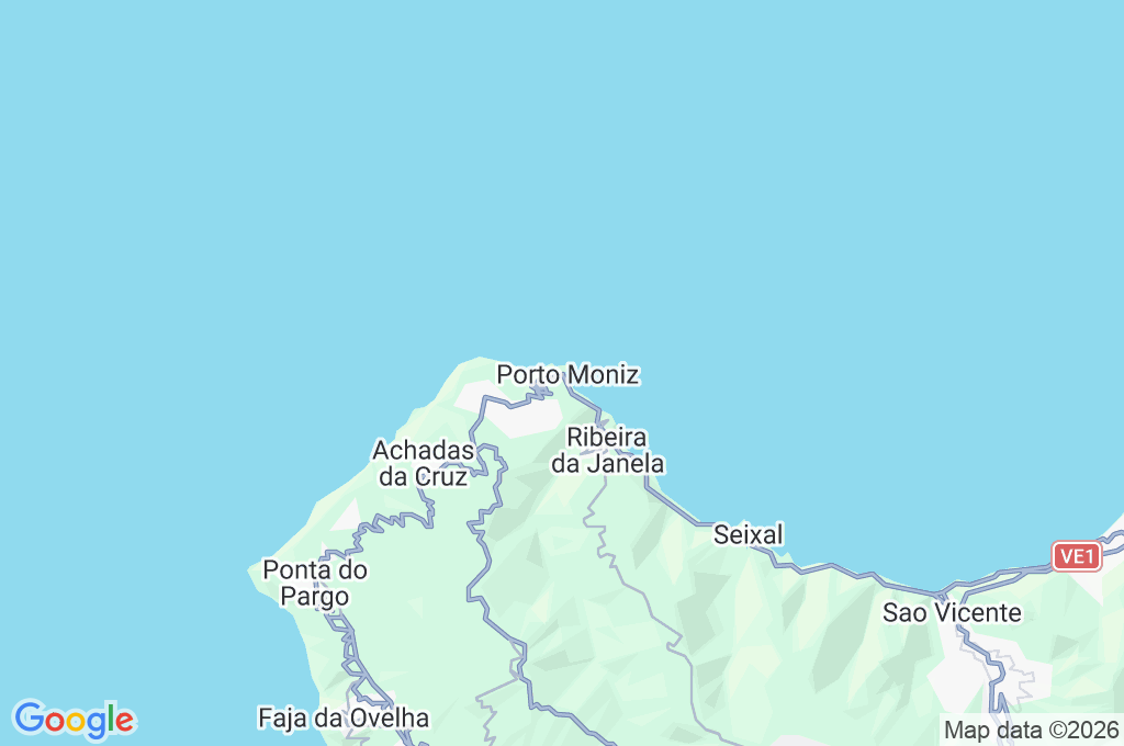 Porto Moniz Area Map Porto Moniz Area Map