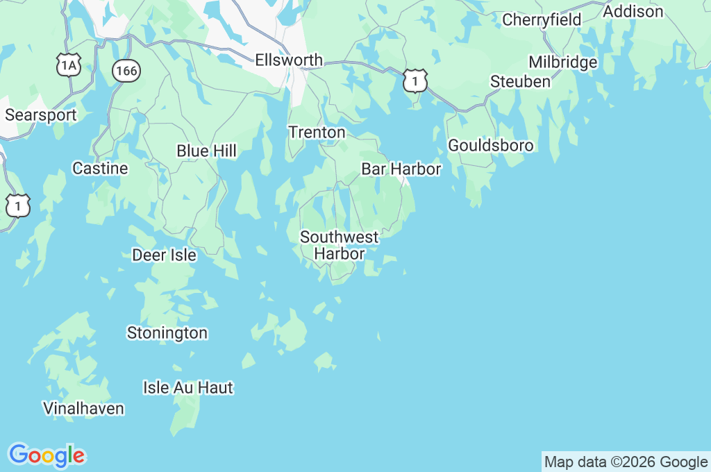 Northeast Harbor Area Map