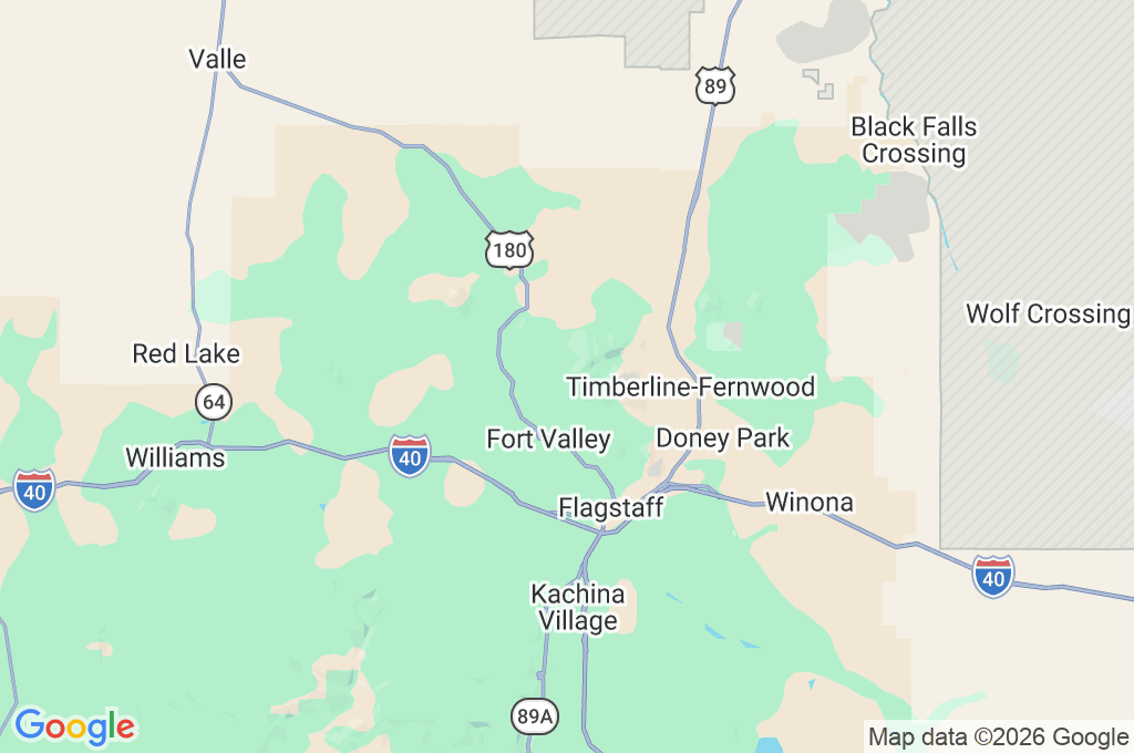 Arizona Snowbowl Area Map Arizona Snowbowl Area Map