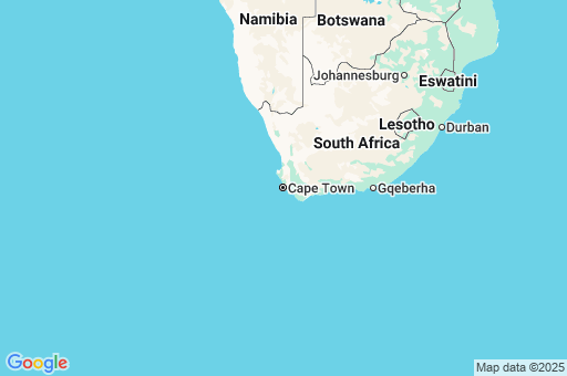 Map of Western Cape