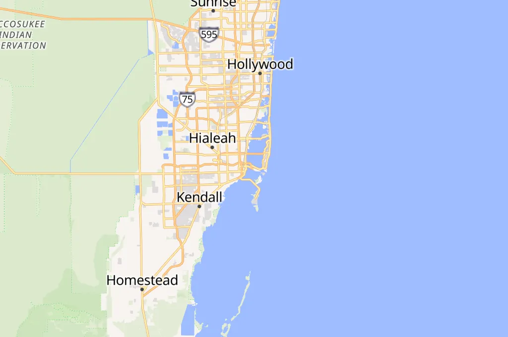 PortMiami Area Map