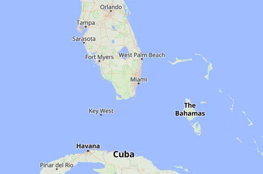 Map of Miami-Dade County