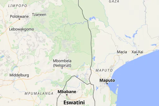 Map of Ehlanzeni District