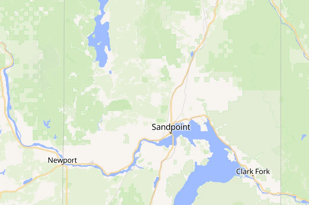 Schweitzer Mountain Resort Area Map