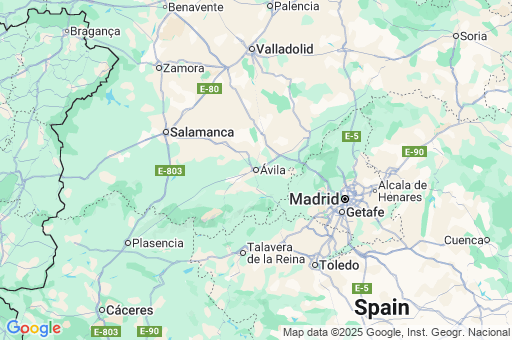 Map of Ávila