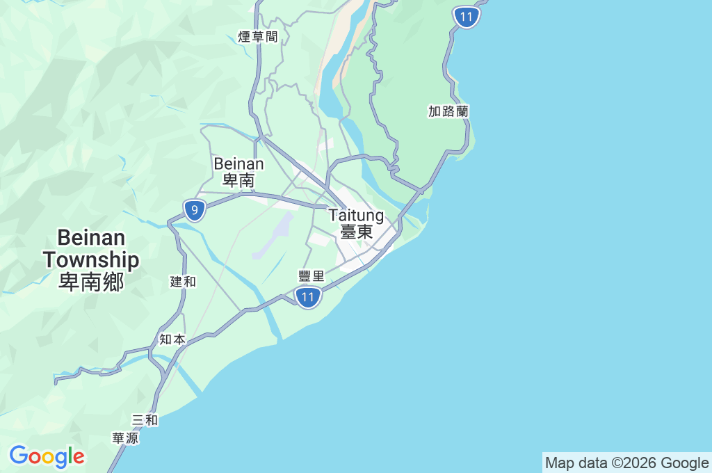 Liyu Mountain Area Map Liyu Mountain Area Map