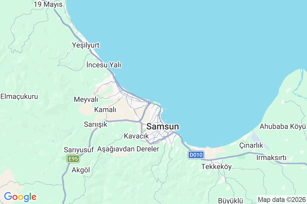 Batıpark Area Map