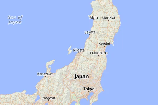 Map of Niigata