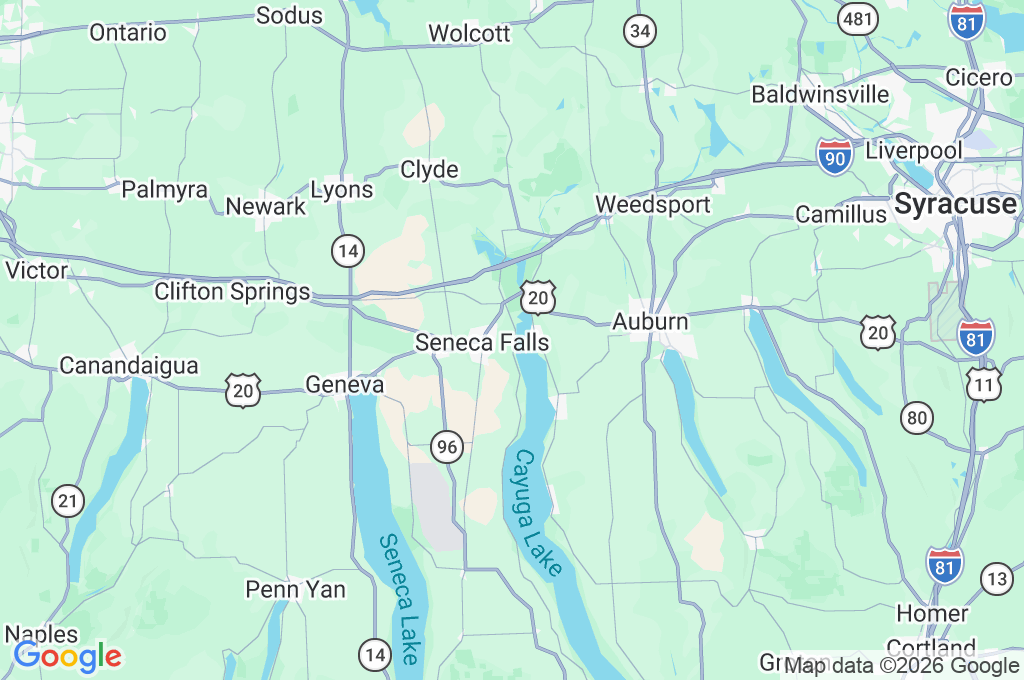Northeast College of Health Sciences Area Map