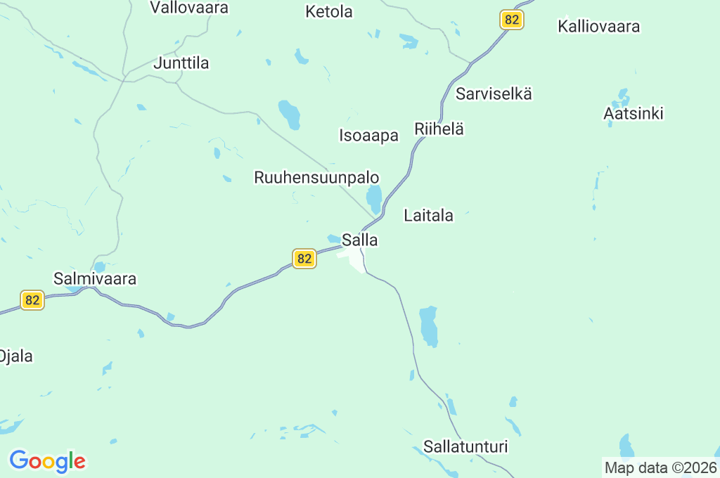 Salla Area Map Salla Area Map