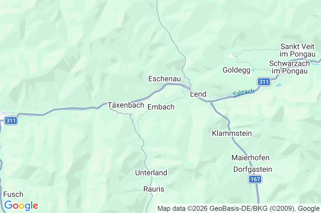 Embach Area Map