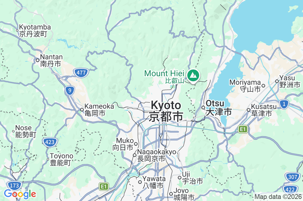 Kitano Tenmangu Shrine Area Map Kitano Tenmangu Shrine Area Map