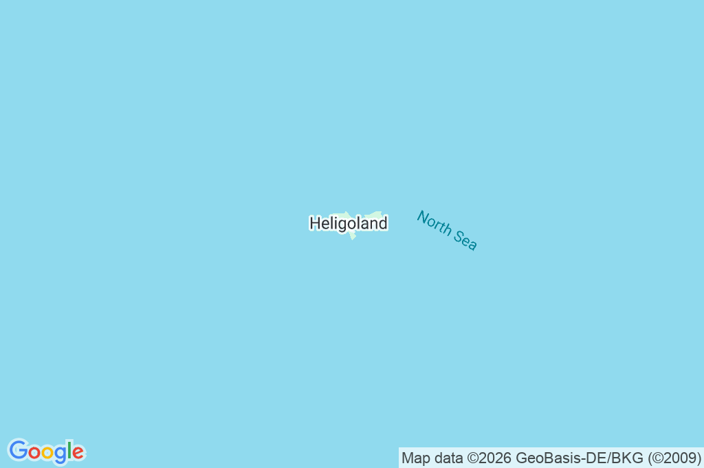 Helgoland Area Map Helgoland Area Map