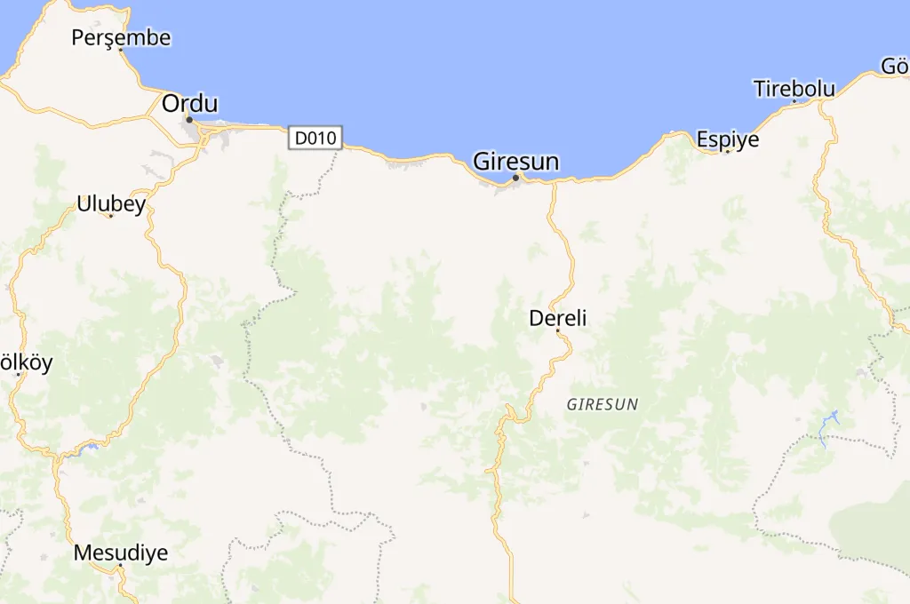 Okçu Area Map