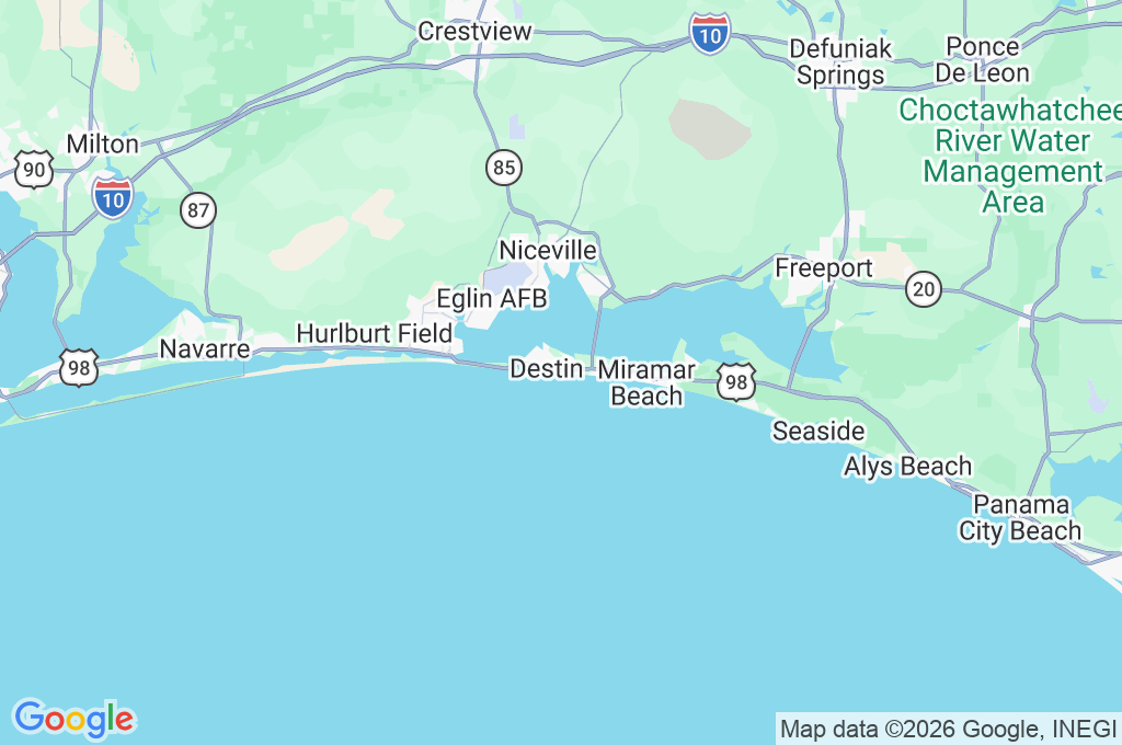 Sterling Sands Beach Area Map