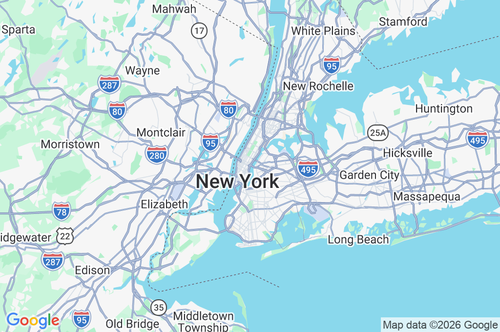 East 34th Street Ferry Landing Area Map