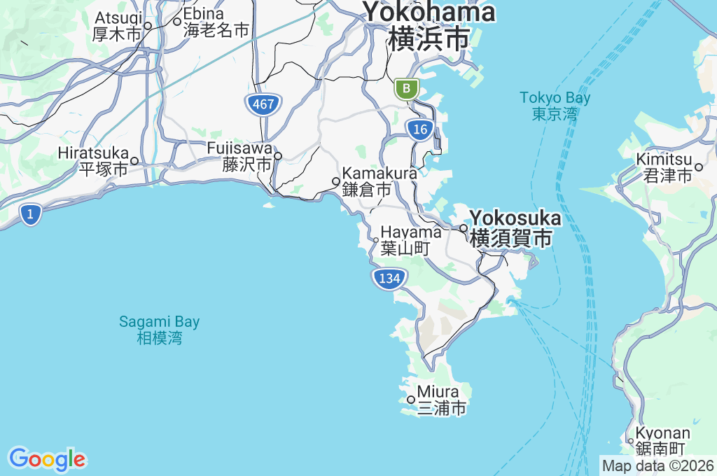Morito Coast Area Map