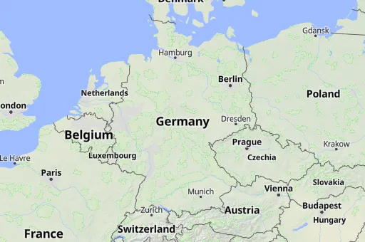 Map of Germany