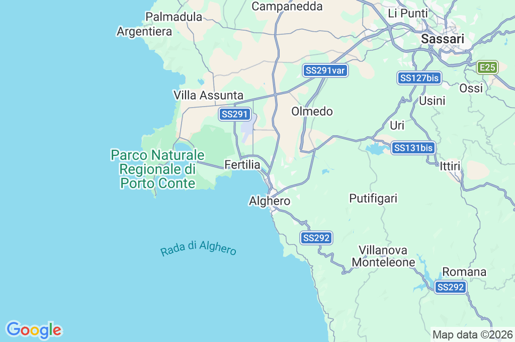 Maria Pia Area Map