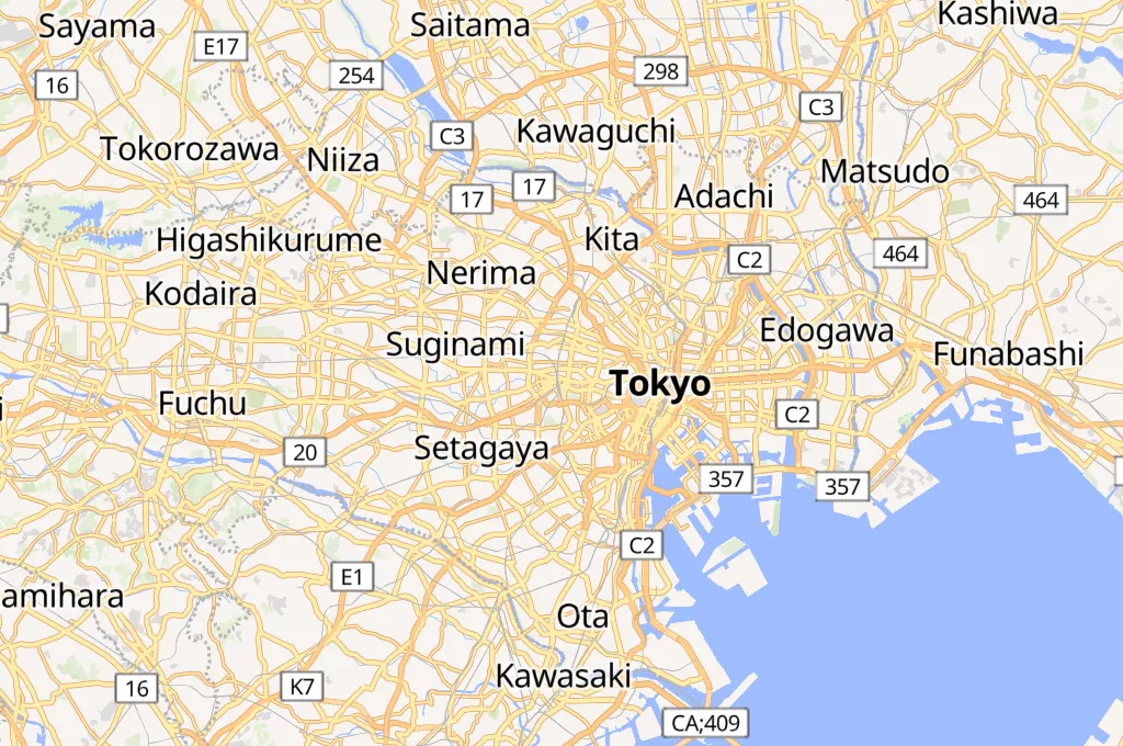 Kabukichō Area Map