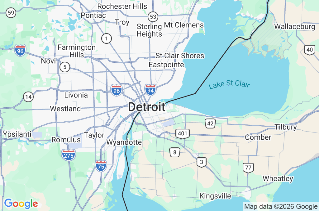 Dossin Great Lakes Museum Area Map Dossin Great Lakes Museum Area Map