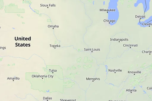 Map of Missouri