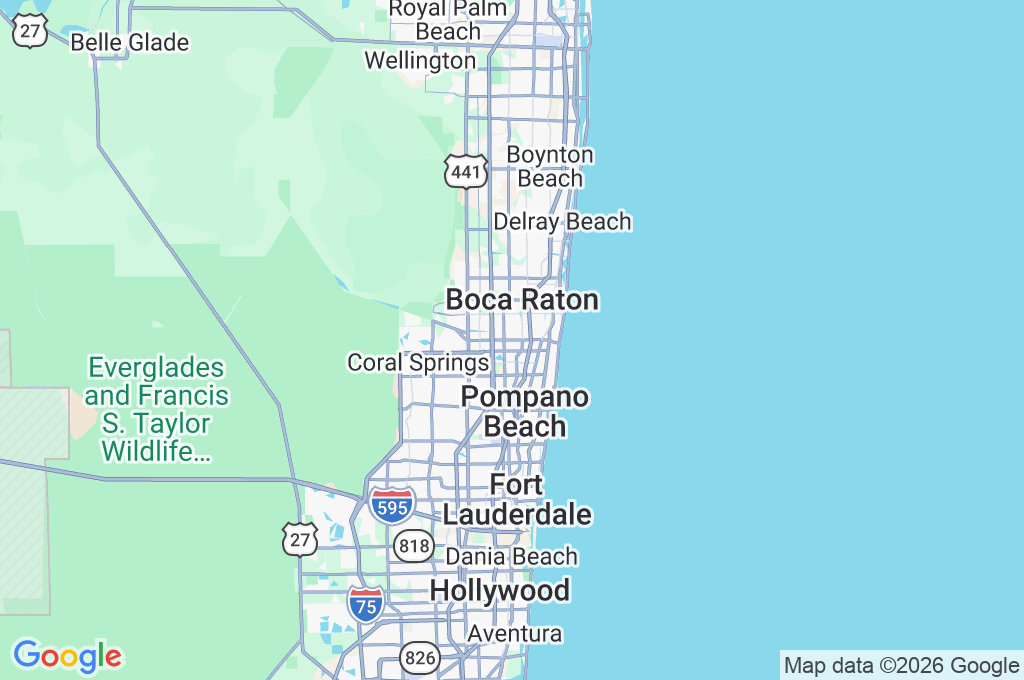 Deerfield Beach Arboretum Area Map
