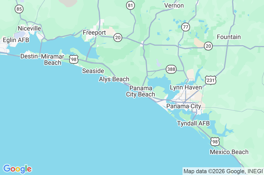 Laguna Beach Area Map