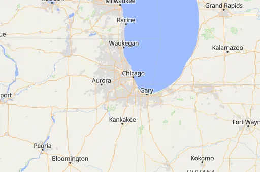 Map of Cook County