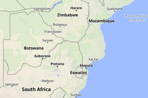 Map of Mopani