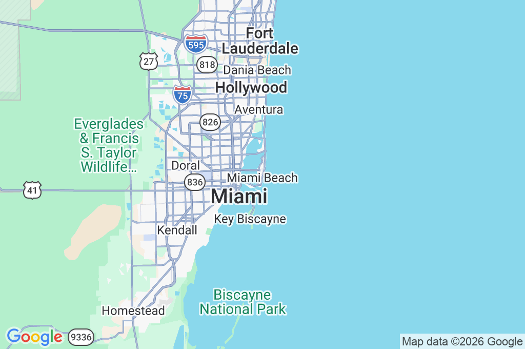 Collins Avenue & 23rd Street Area Map