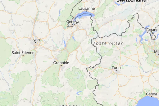 Map of Savoie