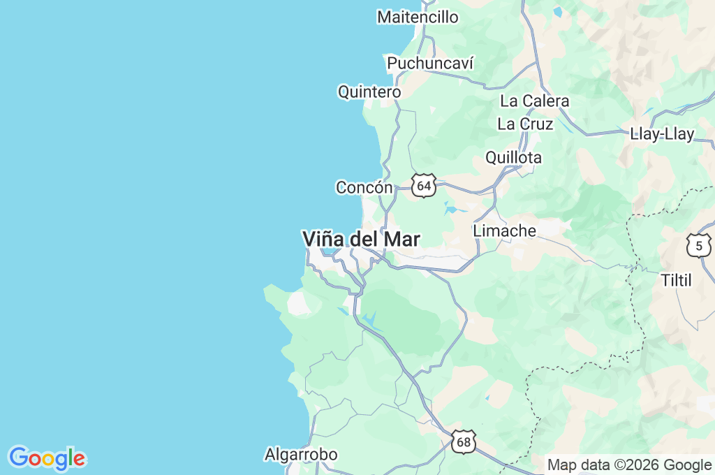 Acapulco Beach Area Map