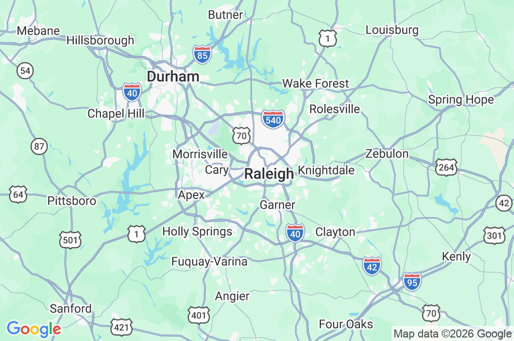North Carolina State University Area Map North Carolina State University Area Map