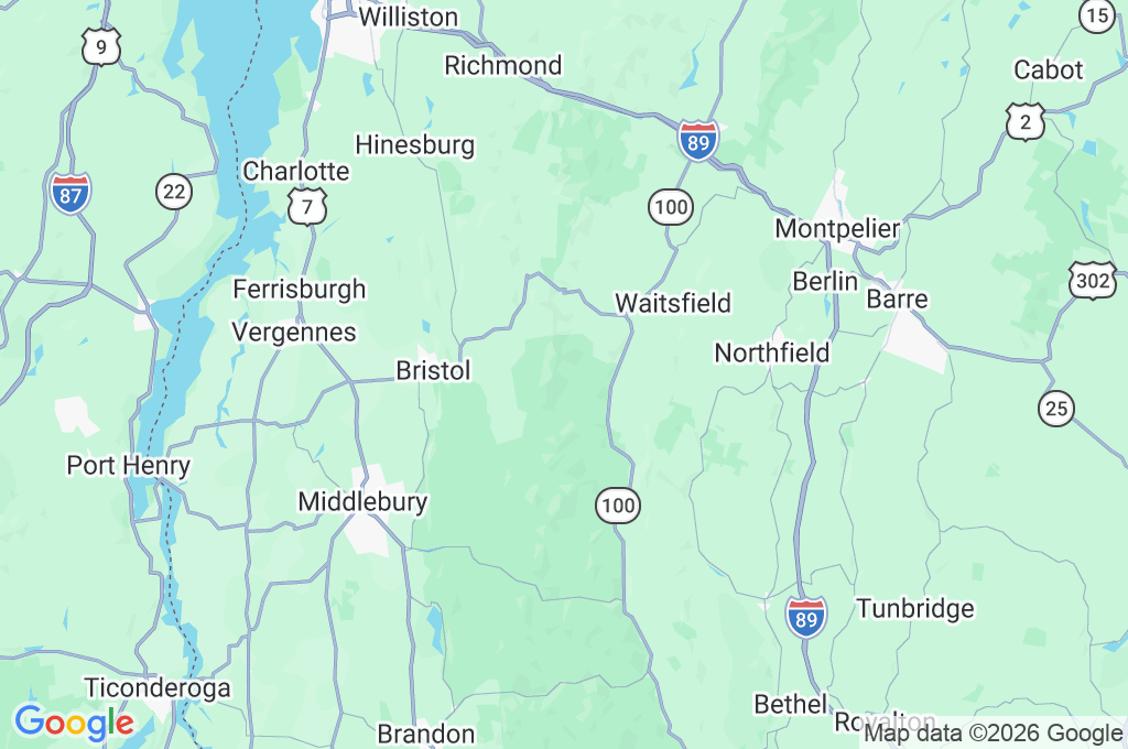 Allyn's Lodge, Sugarbush Resort Area Map Allyn's Lodge, Sugarbush Resort Area Map