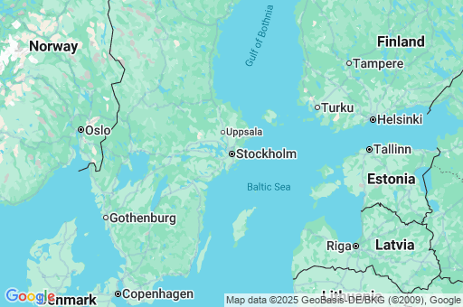 Map of Sweden